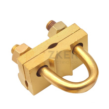 Top sale lightning earth rod clamp 5/8" 16mm 20mm welding ground rod clamp